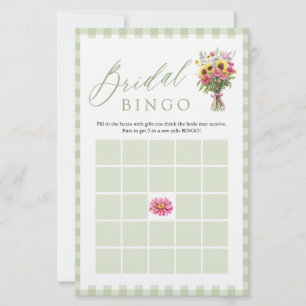 Sage Fresh Off The Market Bridal Shower Bingo Game