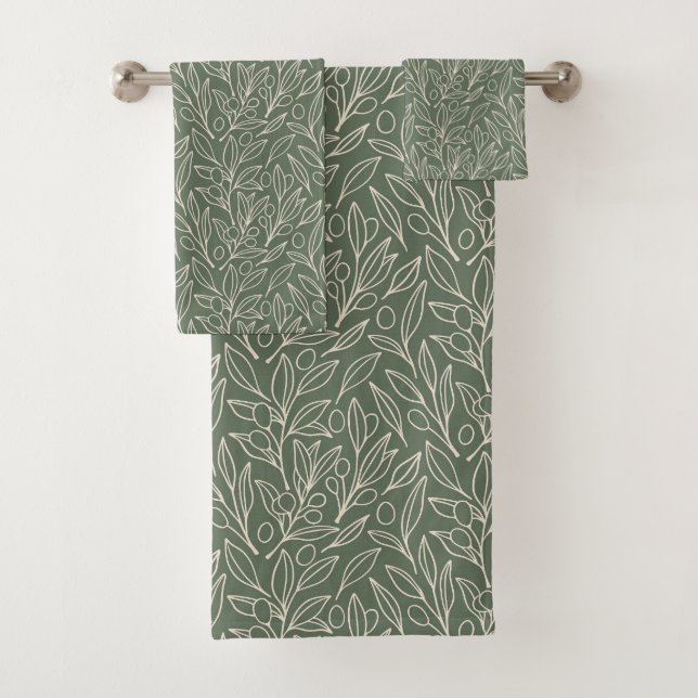 Sage Garden Bath Towel Set (Insitu)