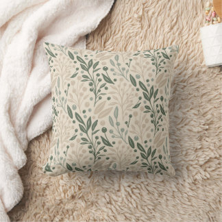 Sage Garden Throw Pillow