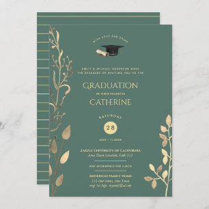 Sage Gold Ceremony Invitations Classy