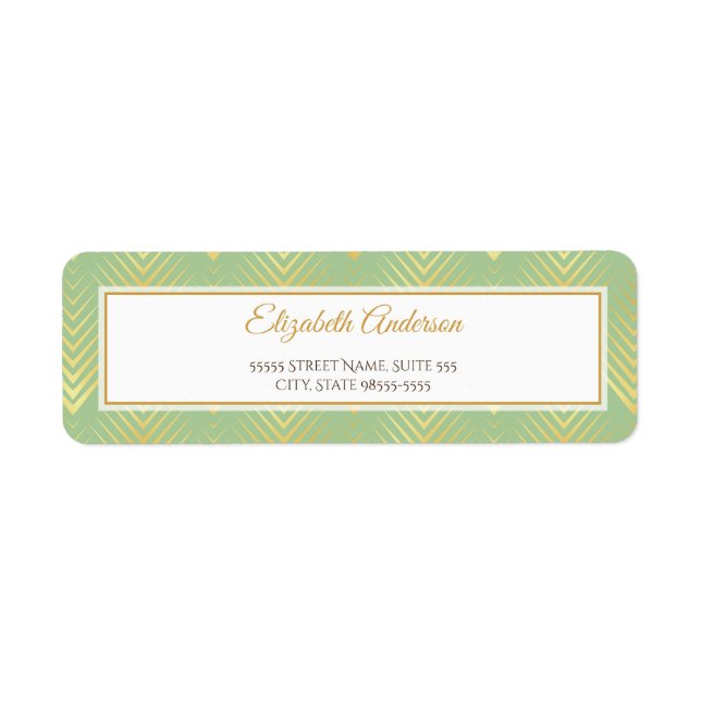 Sage Gold Return Address (Front)