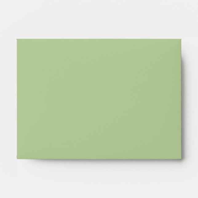 Sage Green 5x7 Envelopes (Front)