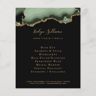 Sage green agate flyer