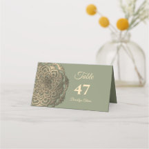 Sage Green and Gold Elegant Luxury Wedding