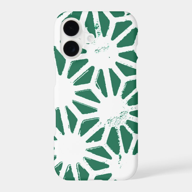 Sage green and white geometric pattern (Back)