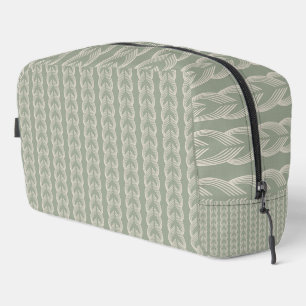 Sage Green Art Deco Arch Luxury Pattern Dopp Kit