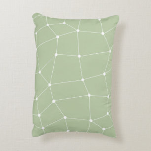 Sage Green Art Design  Pillow Case