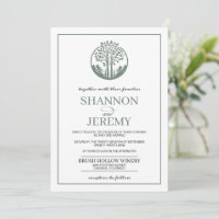 Sage Green Aspen Tree Wedding