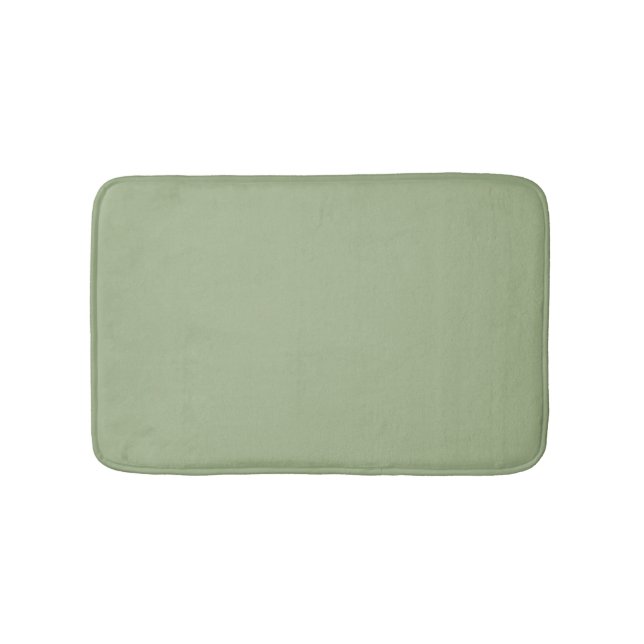 sage green  bath mat (Front)