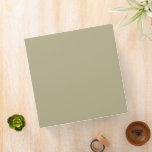 Sage Green Binder<br><div class="desc">Sage green is an earthy, muted shade of grayish-green, named for the silvery, dusty leaves of the sage plant. It is a calming, tranquil colour that evokes feelings of nature, wisdom, and balance. Sage green's versatility and soothing qualities make it popular in interior design, fashion, and branding for creating peaceful...</div>