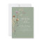 Sage Green Boho Wildflower Bridal Shower Script