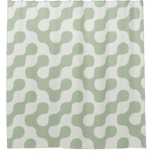 Sage Green Bold Abstract Geometric Dots