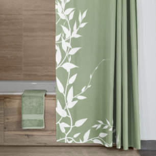 Sage Green Botanical Leaves
