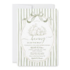 Sage Green Bunny Easter Spring Baby Shower