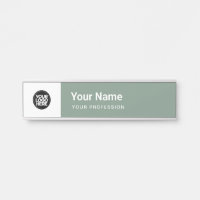 Sage Green Business Logo Name Profession