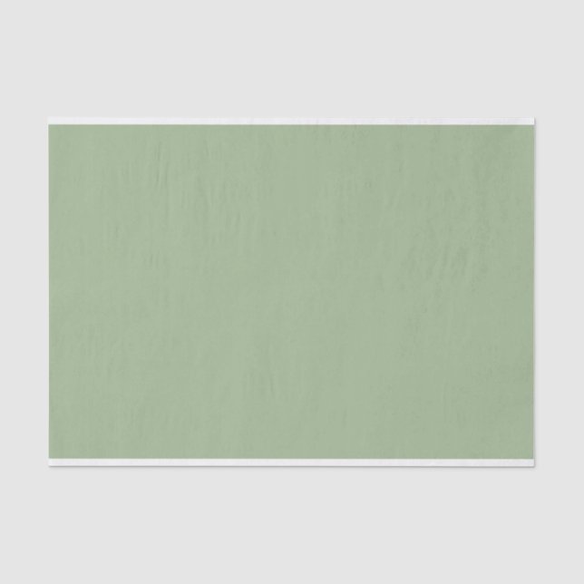 Sage Green Coloured Tissue Paper (Front)