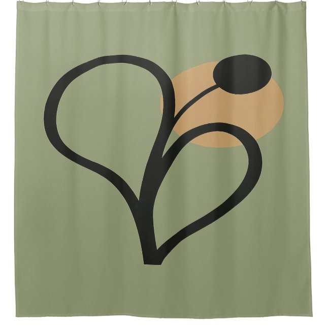 Sage Green Contemporary Botanical  (Front)
