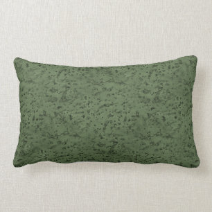 Sage Green Cork Look Wood Grain Lumbar Pillow