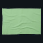 Sage Green Create Your Own Blank Template Elegant Kitchen Towel<br><div class="desc">Create Your Own Custom Upload Add Your Monogram Initial Photo or Logo Text Name Elegant Modern Cute Kitchen & Dining / Table & Kitchen Linens/ Blank Template Sage Green Solid Colour Kitchen Towel.</div>
