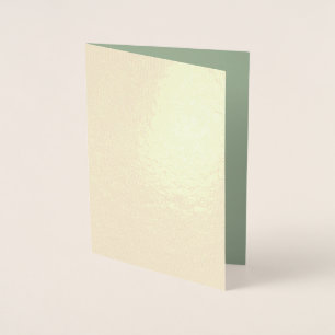 Sage Green Custom Branded Foil Card