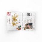 Sage Green Destination Wedding Passport QR Code