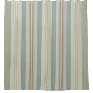 Sage Green Dusty Blue Taupe Grey Farmhouse Stripe 