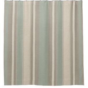 Sage Green Dusty Blue Taupe Grey Farmhouse Stripe 