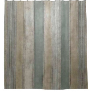 Sage Green Dusty Blue Taupe Grey Stripe farmhouse