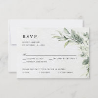 Sage Green Eucalyptus Minimalist Botanical Wedding