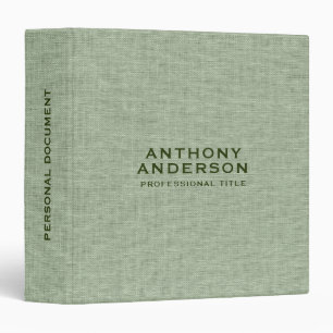 Sage Green Fabric Texture  Binder