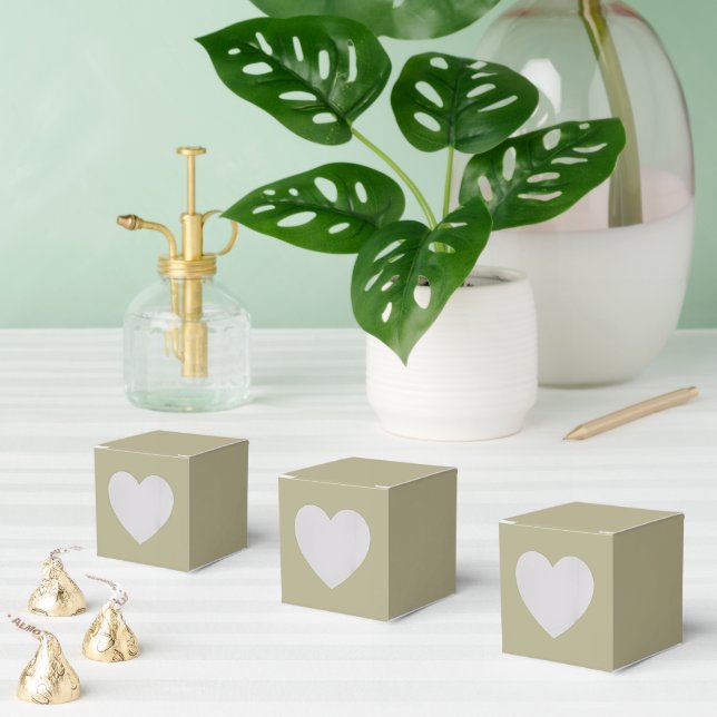 Sage Green Favor Box (Multiple)