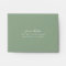 Sage Green Floral Lined RSVP Return Address