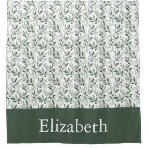 Sage Green French Country Olive Custom Name