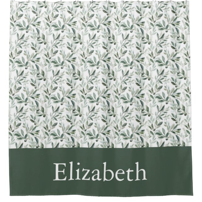 Sage Green French Country Olive Custom Name (Front)