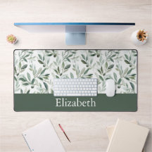 Sage Green French Country Olive Custom Name