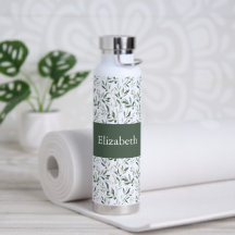 Sage Green French Country Olive Custom Name