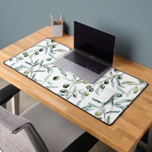 Sage Green French Country Olive  Desk Mat