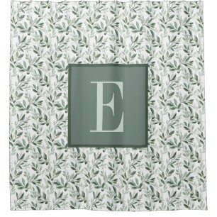 Sage Green French Country Olive Monogram