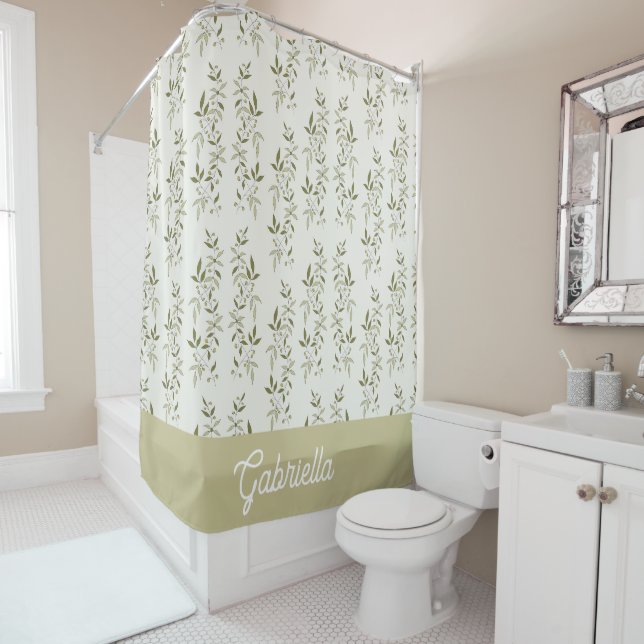 Sage Green French Country Olive Pattern Name (In Situ)