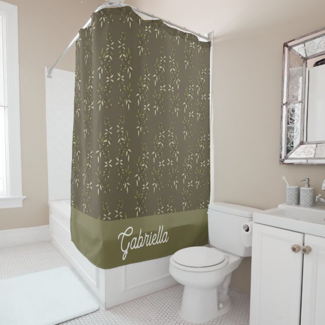 Sage Green French Country Olive Pattern Name (In Situ)