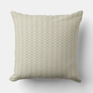 Sage Green Geometric Minimalist Throw Pillow