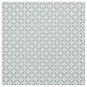Sage Green Geometric Pattern Shippo Fabric