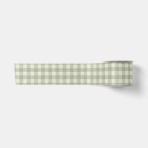 Sage Green Gingham 