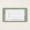 Sage Green Gold Greenery Business Gift Certificate