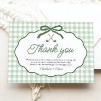 Sage Green Golf New to the Club Thank you card
