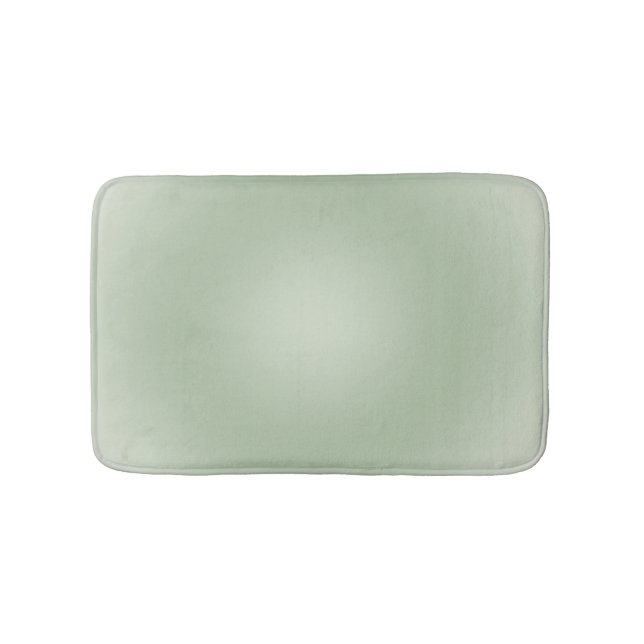 Sage Green Gradient Aura Bath Mat (Front)