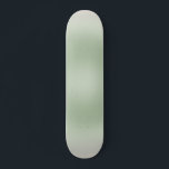 Sage Green Gradient Aura Skateboard<br><div class="desc">Gradient Design - Aura Effect – Sage Green.</div>