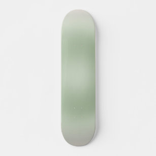 Sage Green Gradient Aura Skateboard