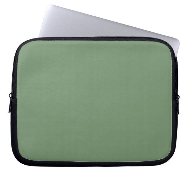 Sage Green Laptop Sleeve (Front)