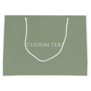 Sage Green  Large Gift Bag